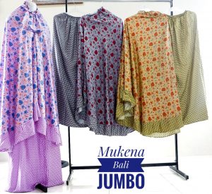 mukena rayon motif bunga